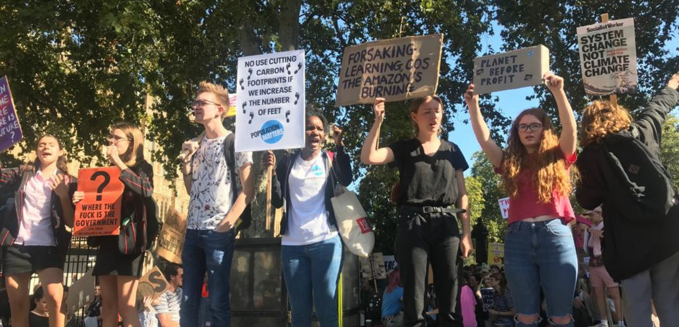 Choice Ambassadors at a CC strike banner