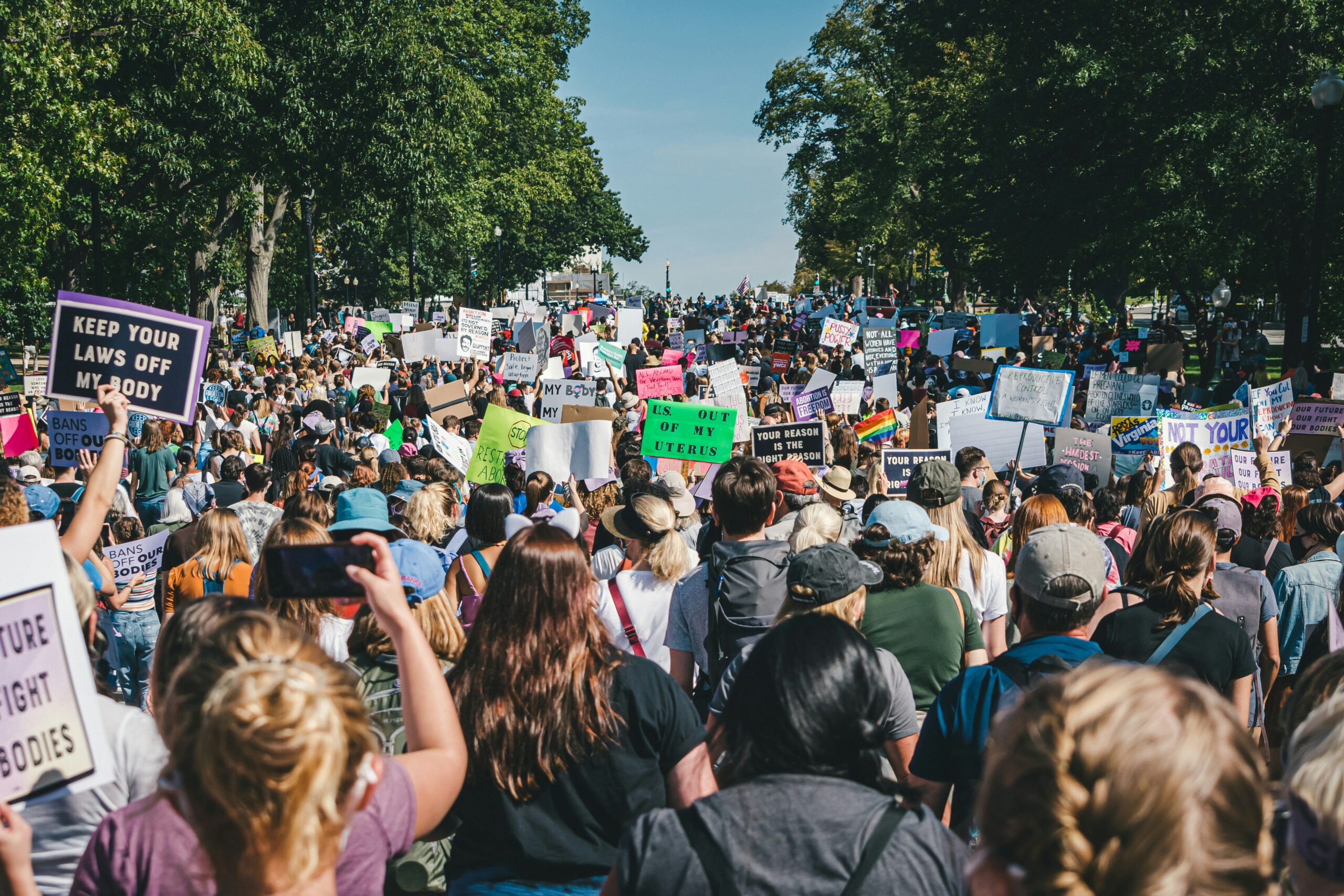 Abortion rally, Washington DC, USA